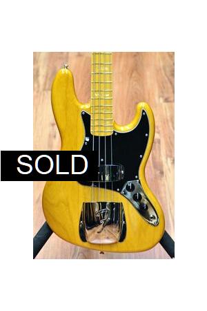 Fender American Vintage 1975 Jazz Bass Aged Natural-MN (#1) Fender American Vintage 1975 Jazz Bass Aged Natural-MN (#1)